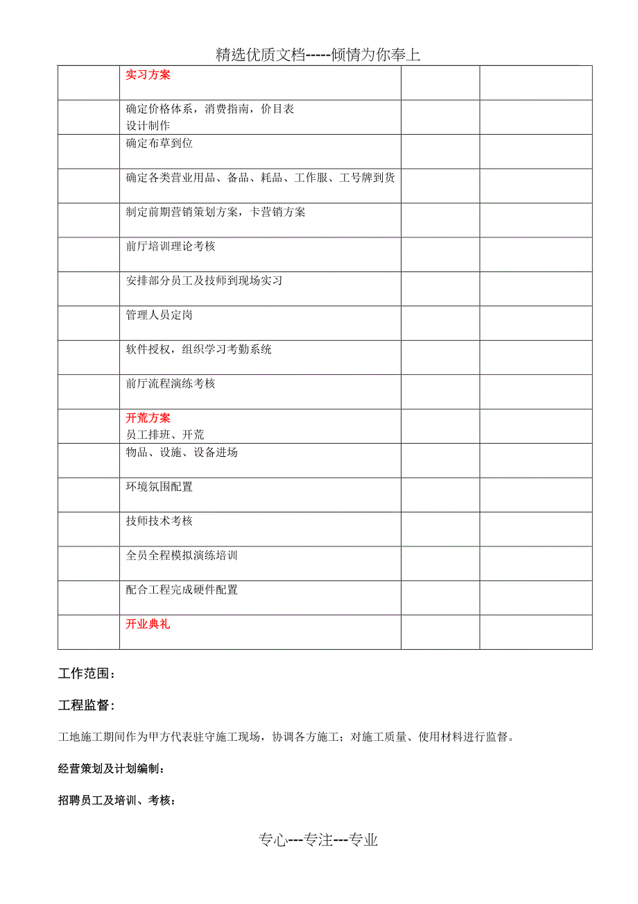 筹备工作分工推进进度表_第3页