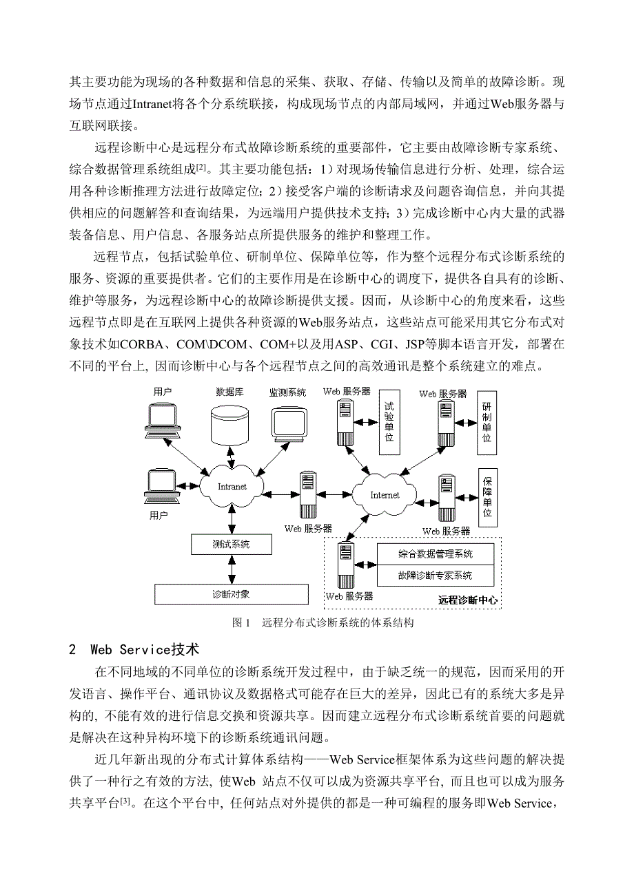 基于Web Service的远程分布式故障诊断专家系统.doc_第2页