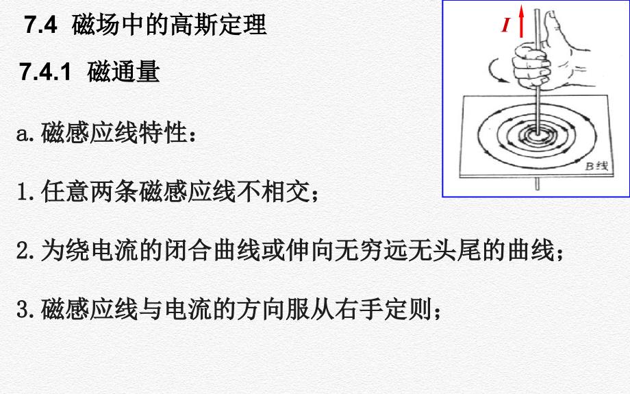 7.4磁场中的高斯定理（3）_第1页