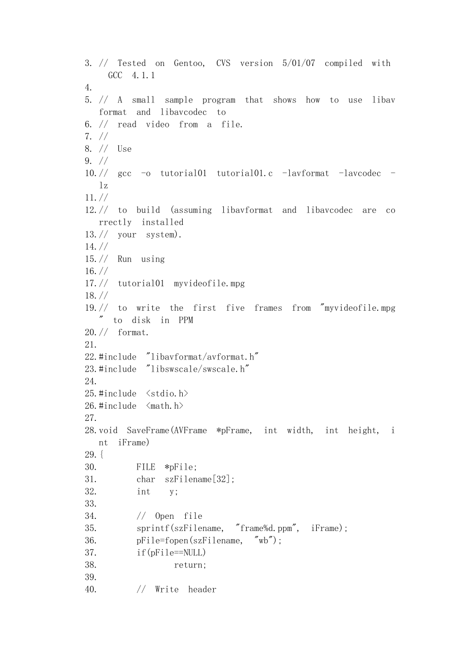 ffmpeg+sdl教程=编写一个简单的播放器_第2页