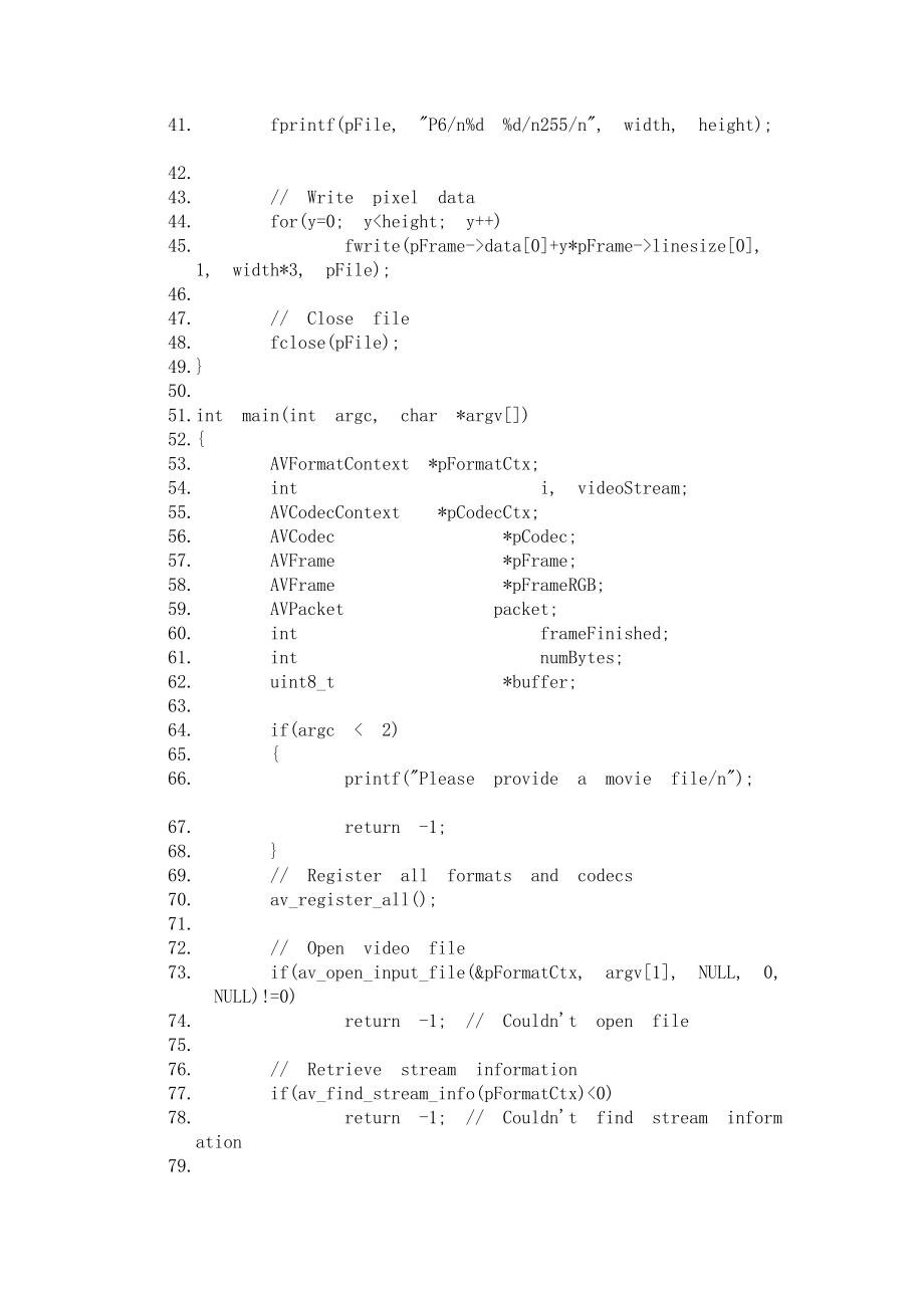 ffmpeg+sdl教程=编写一个简单的播放器_第3页