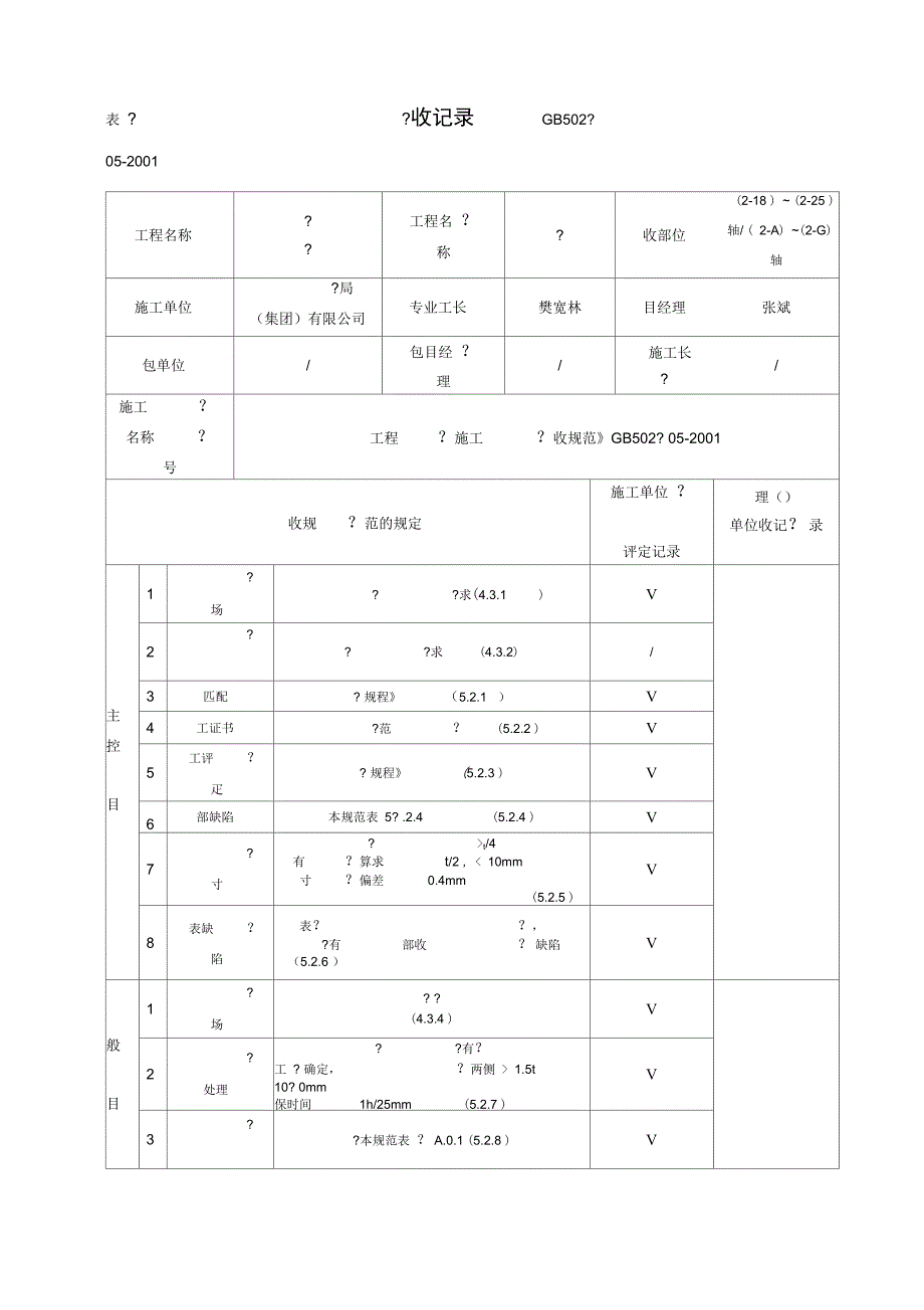 最新钢构件焊接检验批质量验收记录_第1页