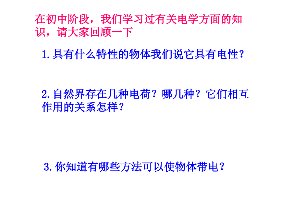 高二物理选修3-1电荷及其守恒定律_第3页