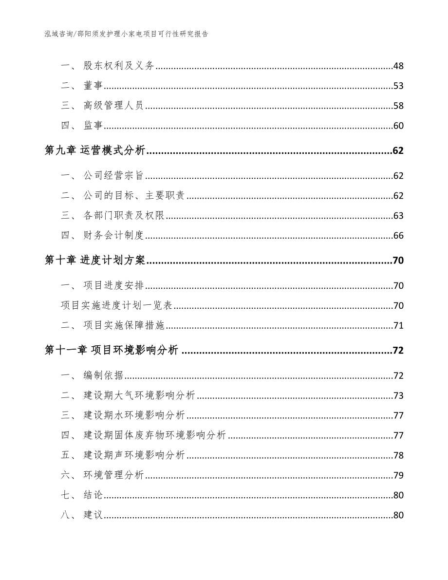 邵阳须发护理小家电项目可行性研究报告【模板范本】_第4页