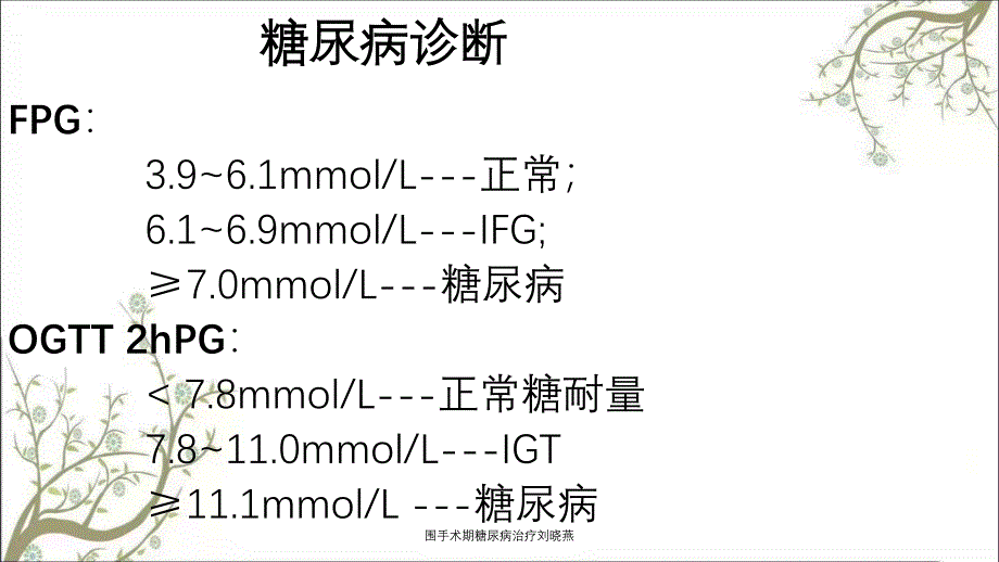 围手术期糖尿病治疗刘晓燕_第3页