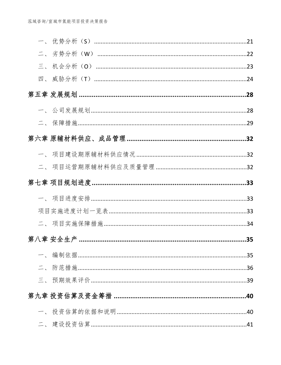 宣城市氢能项目投资决策报告范文_第3页