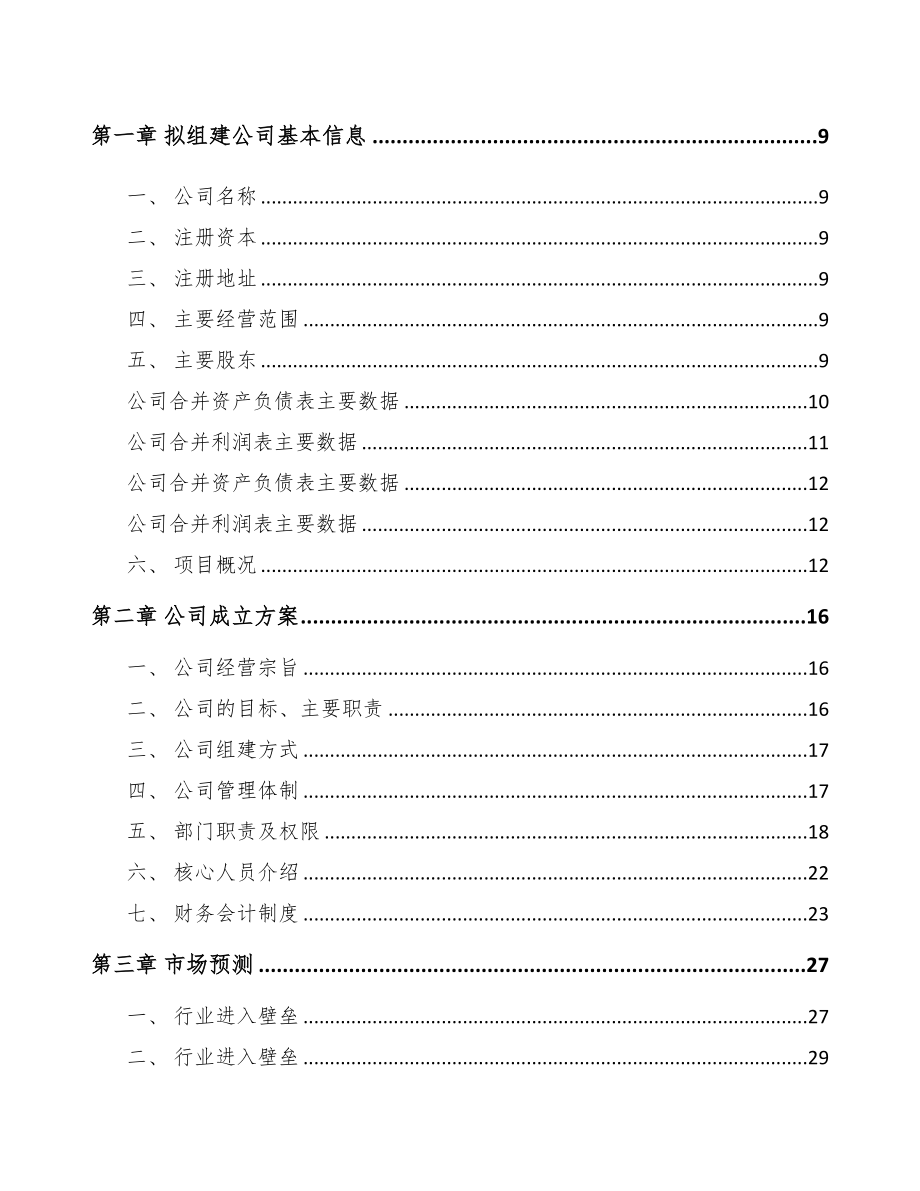宁波关于成立塑料包装用品公司可行性研究报告(DOC 82页)_第3页