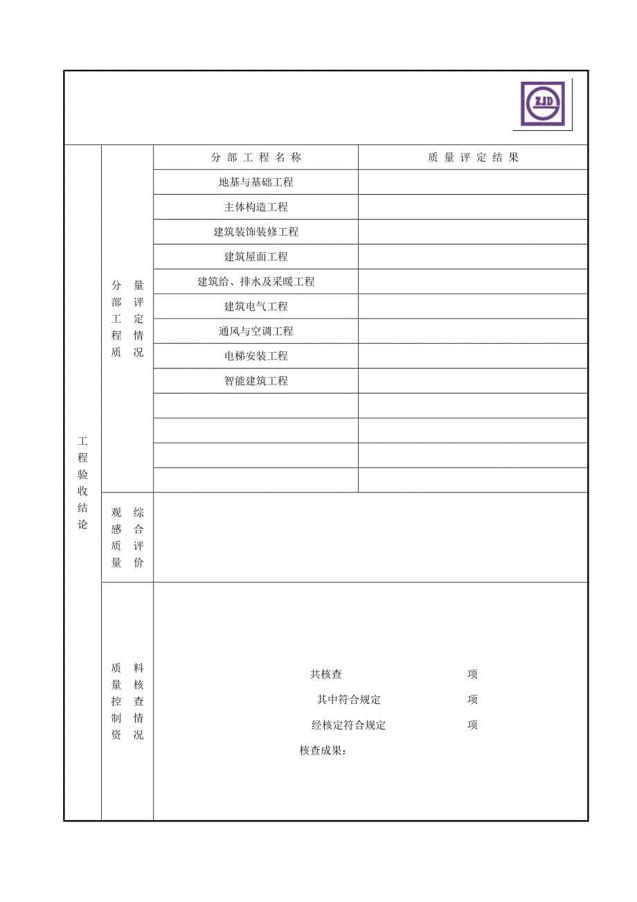 四川省房屋建筑工程和市政基础设施工程竣工验收报告_第5页