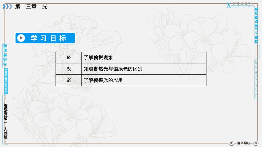 人教版高中物理选修34课件：13.6光的偏振_第3页