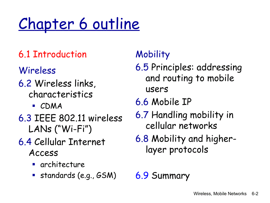 计算机网络教学课件：Chapter 6 Wireless and Mobile Networks_第2页