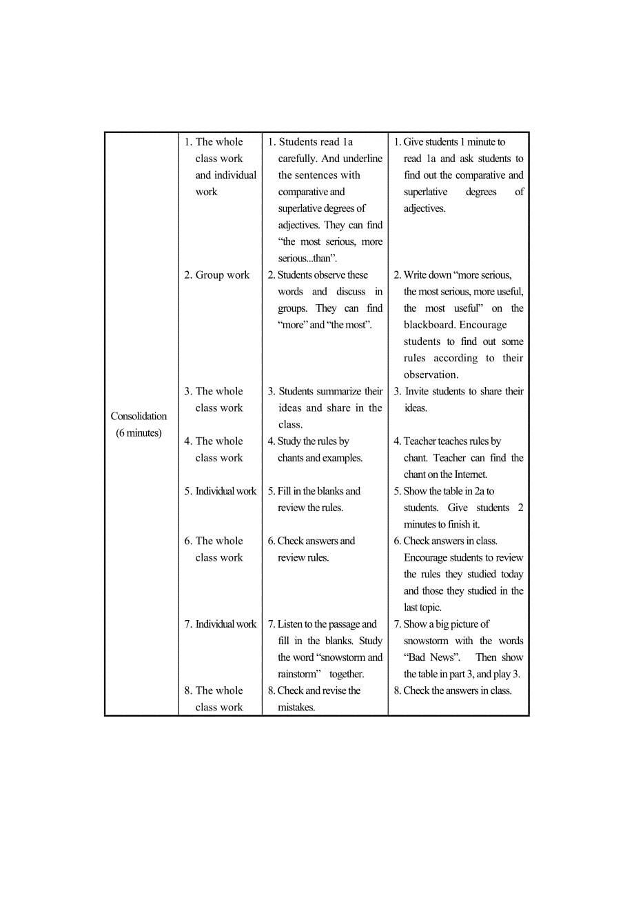 【最新】仁爱版八年级上英语Unit 4 Topic 2 Section A教学设计_第5页