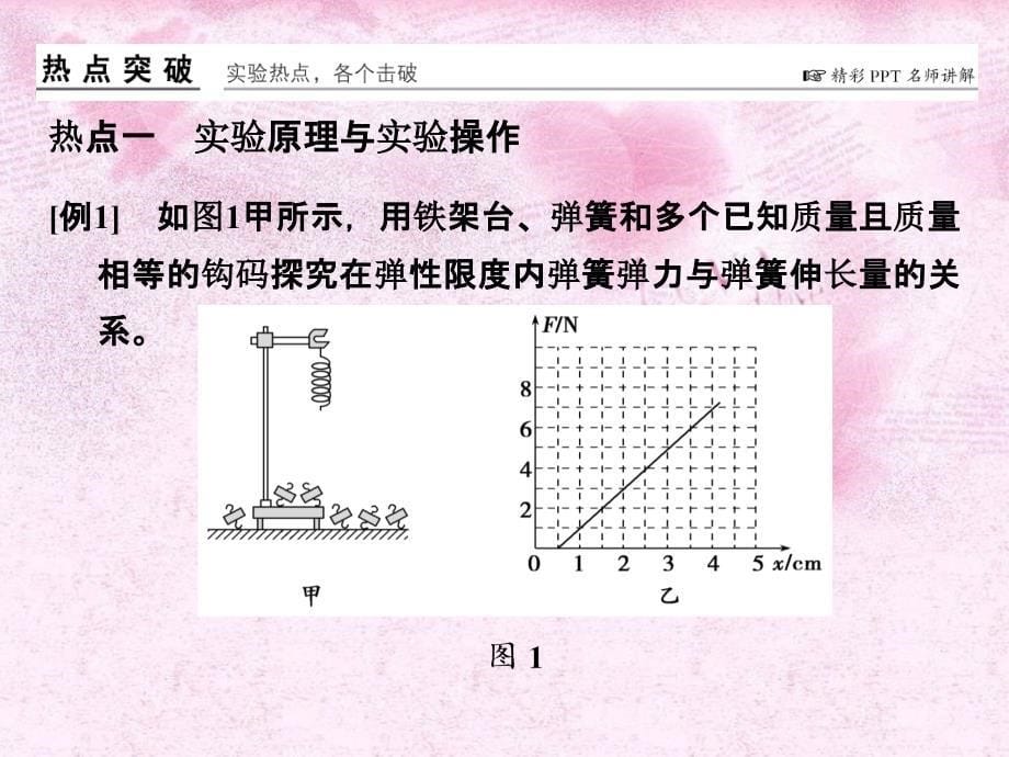 实验2实验二探究弹力与弹簧伸长的关系_第5页