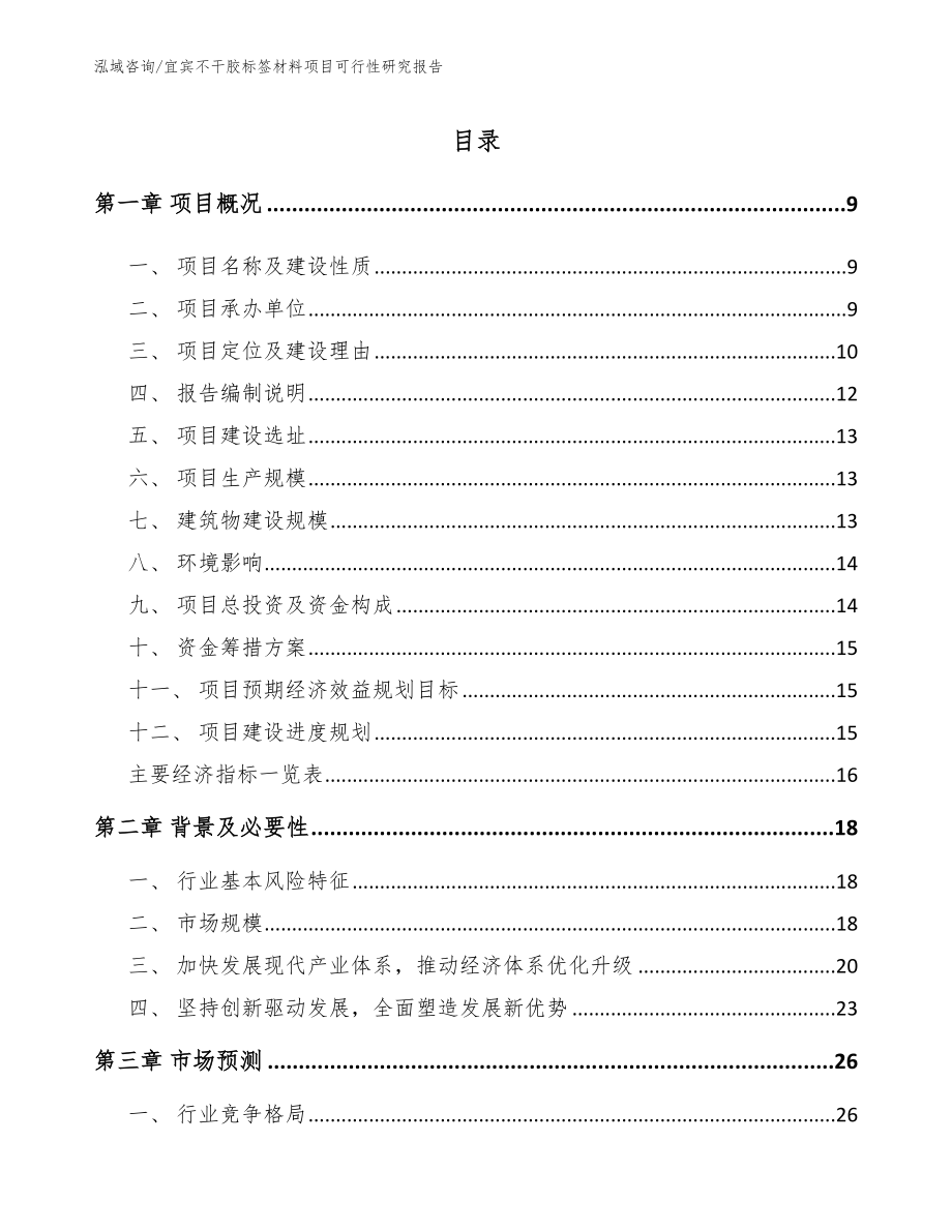 宜宾不干胶标签材料项目可行性研究报告范文模板_第2页