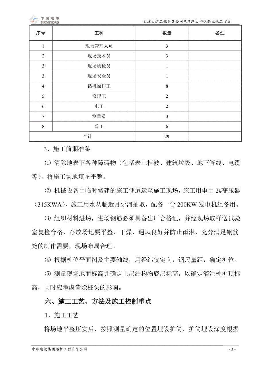 天津大道工程第2合同东沽路大桥试桩施工方案_第5页