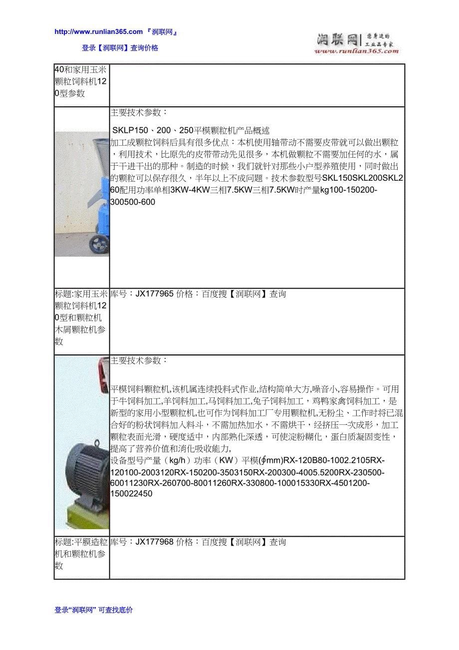 猪牛羊饲料颗粒机HF93KWP 120B和牛羊用饲料颗粒机价格_第5页