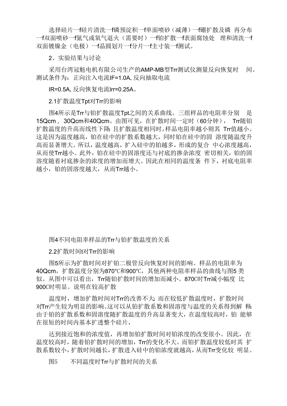 铂扩散工艺在硅快恢复二极管生产中的应用_第2页