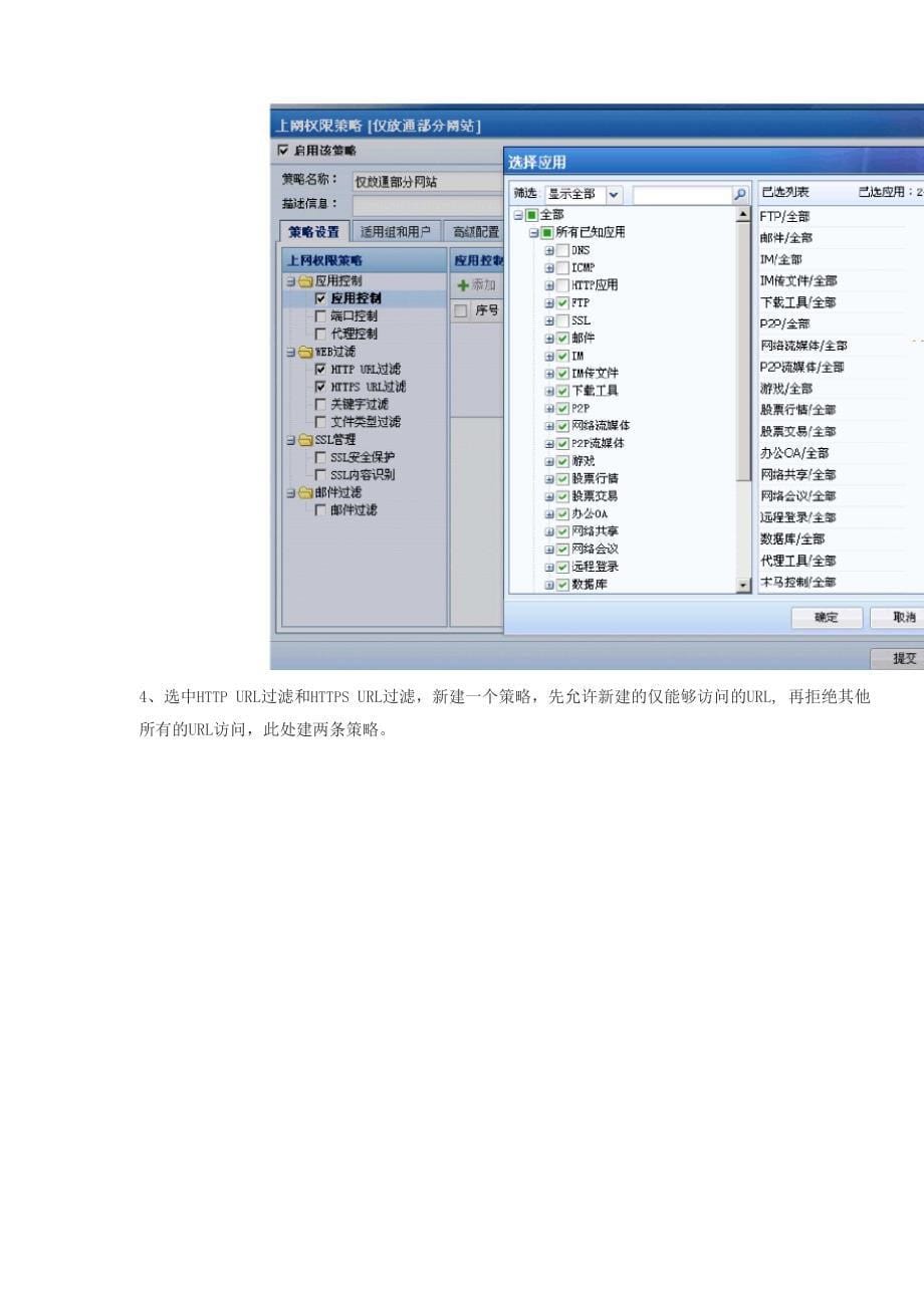 深信服上特定网站策略_第5页