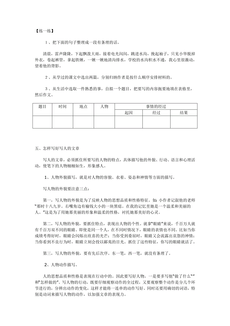 小学语文总复习作文(知识讲解及练习题)_第4页