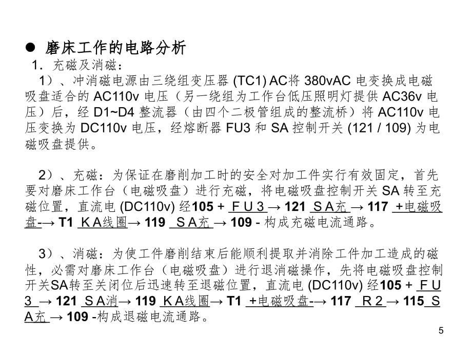 磨床的电气操作与故障分析演示文稿.ppt_第5页