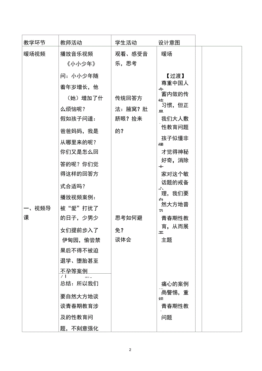 初中生性教育教案1_第2页