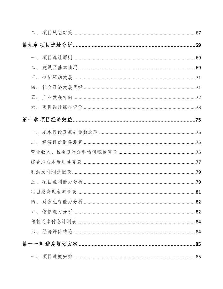 嘉峪关市关于成立出入口控制管理产品公司可行性报告模板参考(DOC 75页)_第5页