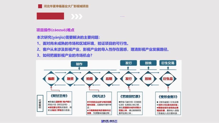 CRIC克而瑞咨询案例河北华夏幸福基业大厂影视城项目实用实用教案_第3页