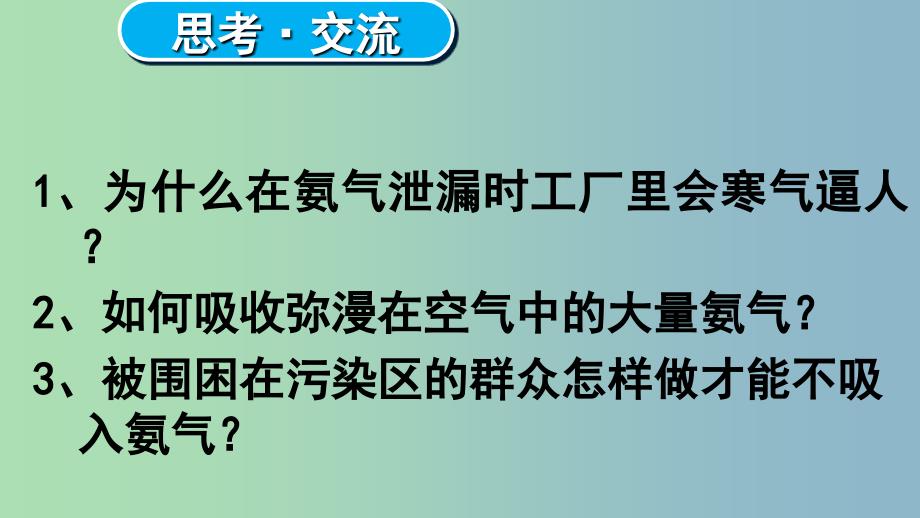 高中化学第四章非金属及其化合物4.4氨硫酸硝酸2第1课时氨课件新人教版.ppt_第4页