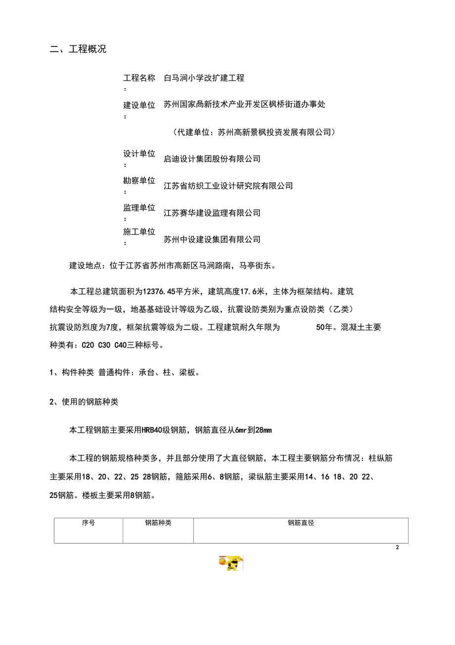 钢筋工程专项施工方案(第2套完整)_第2页