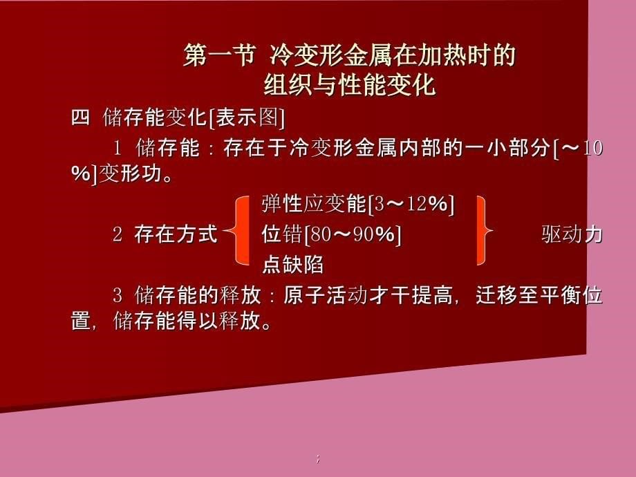 冷变形金属的回复与再结晶ppt课件_第5页