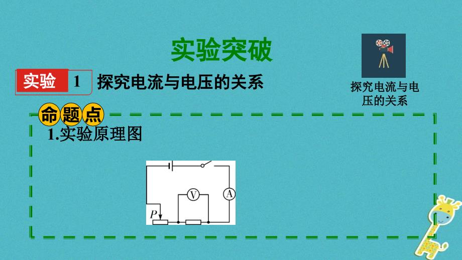 贵州省2018年中考物理第一部分夯实基础过教材第十四章欧姆定律第一节探究电流与电压和电阻的关系复习课件_第3页