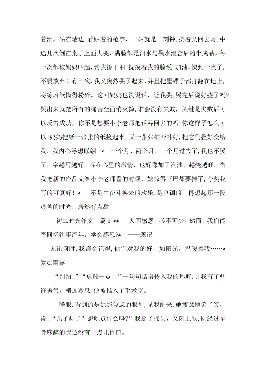 关于初二时光作文4篇_第2页