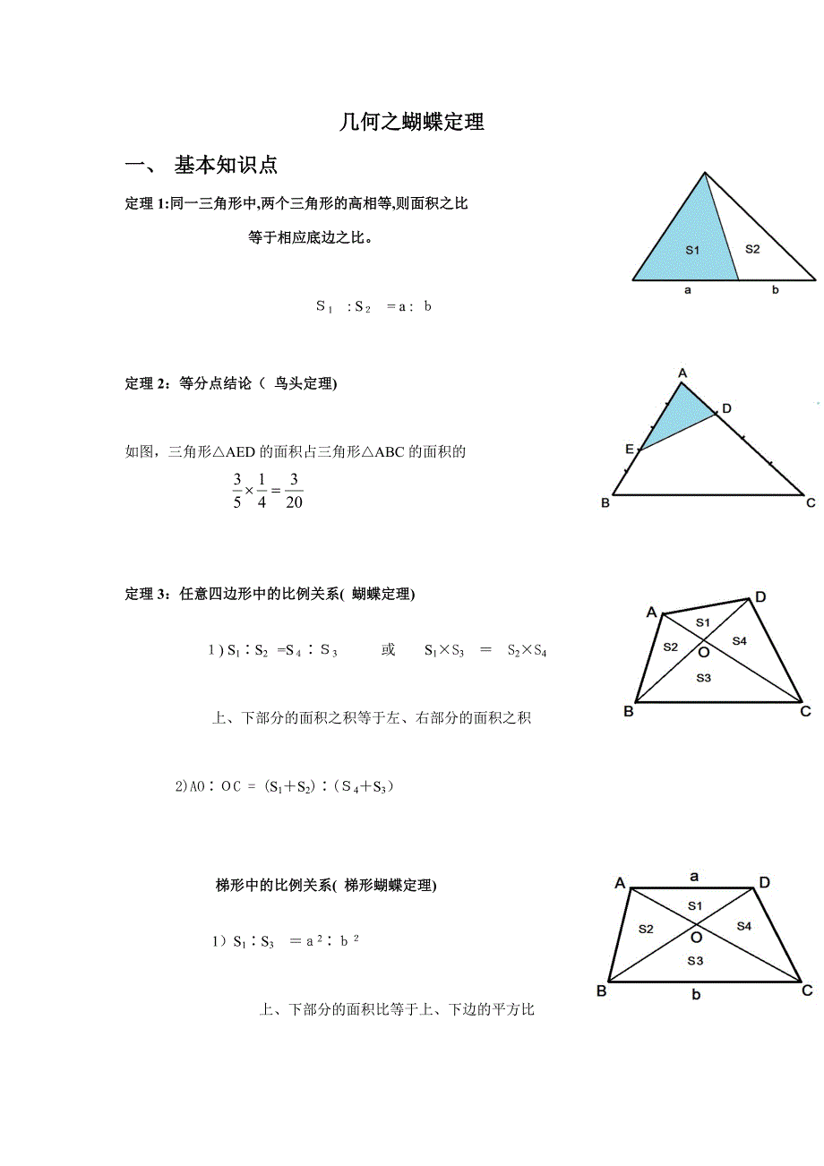 小学几何之蝴蝶定理_第1页