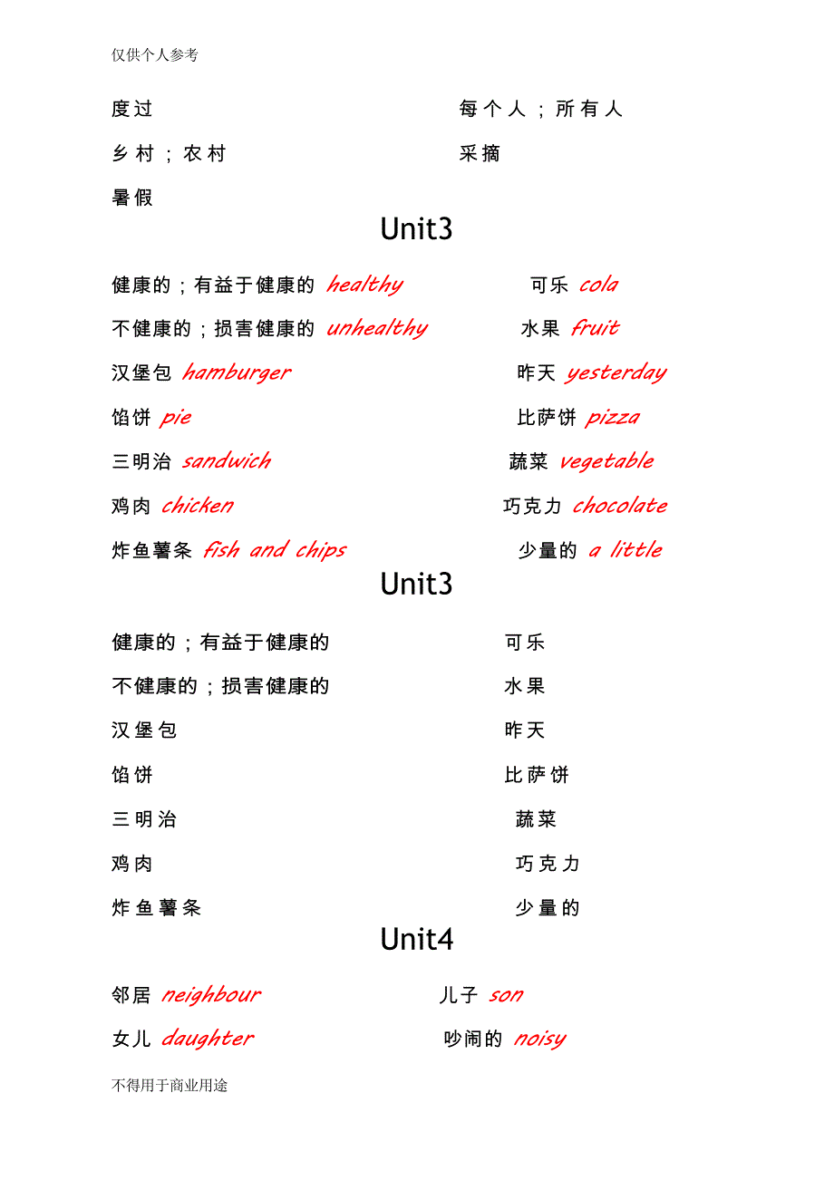 沪教牛津英语六年级上册单词汇总_第2页