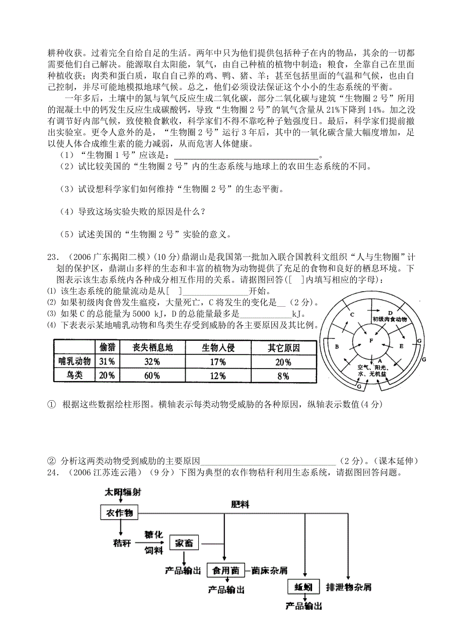 生态工程测试试题_第4页