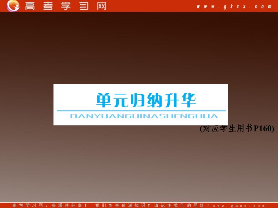 高考历史一轮复习《 西方人文精神的起源及其发展单元归纳升华》课件 新人教版_第1页