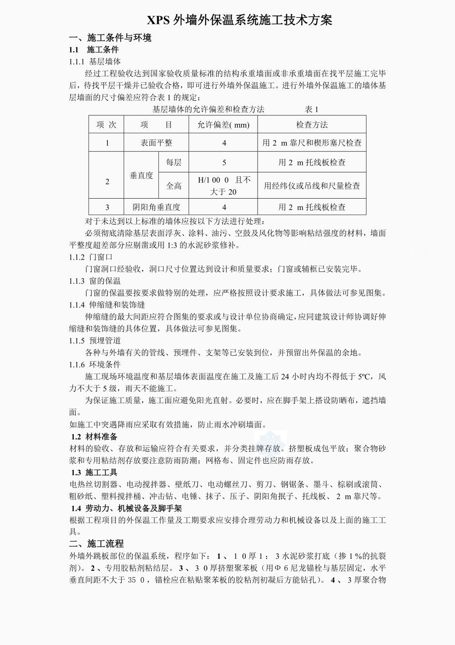 XS外墙外保温系统施工技术方案多节点图_第1页