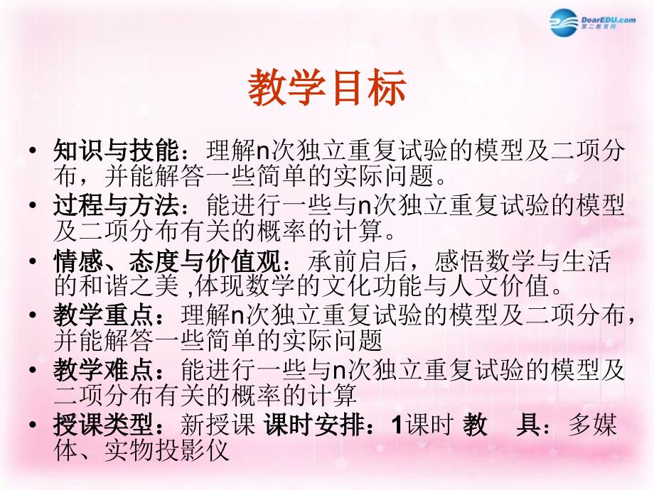 20222023高中数学2.2.3独立重复试验与二项分布课件1新人教A版选修23_第2页