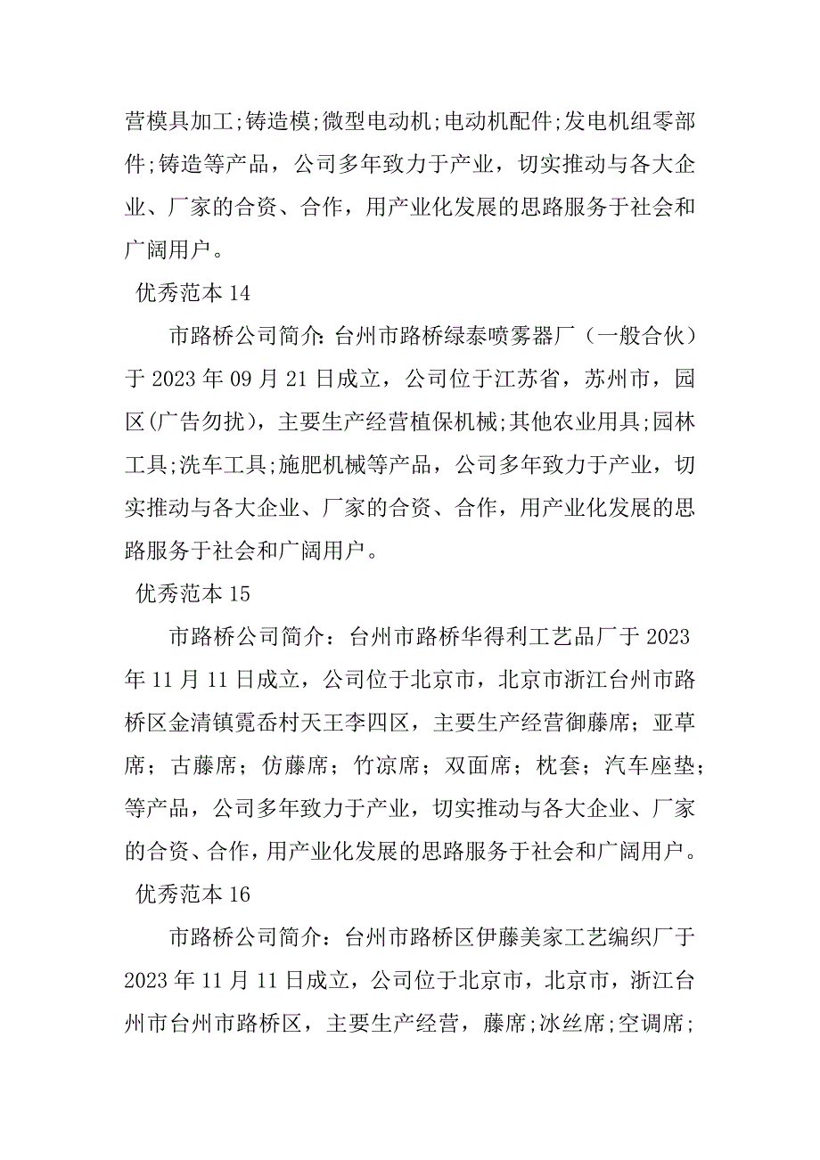 2023年市路桥公司简介(25个范本)_第5页