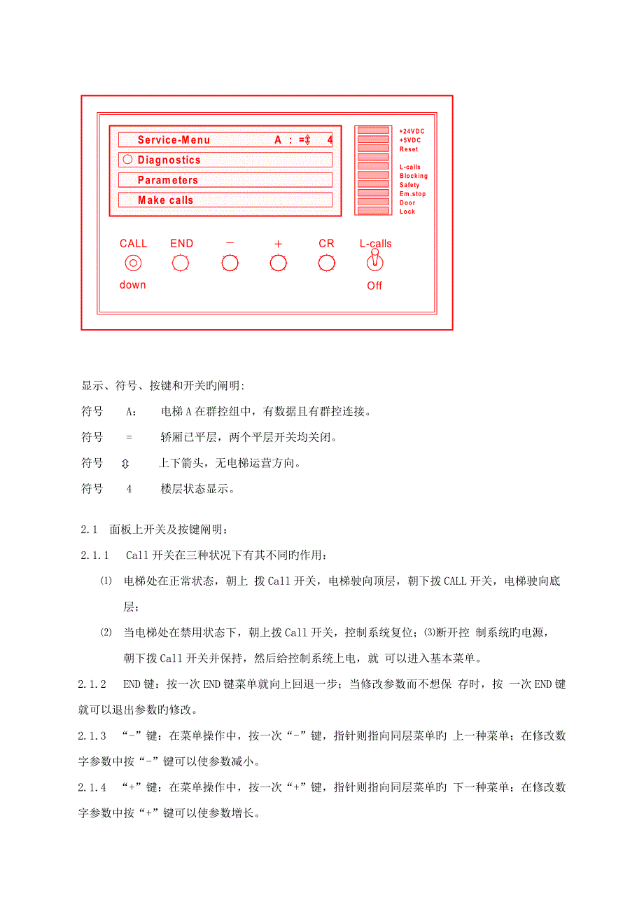 奔克电气调试专项说明书_第2页