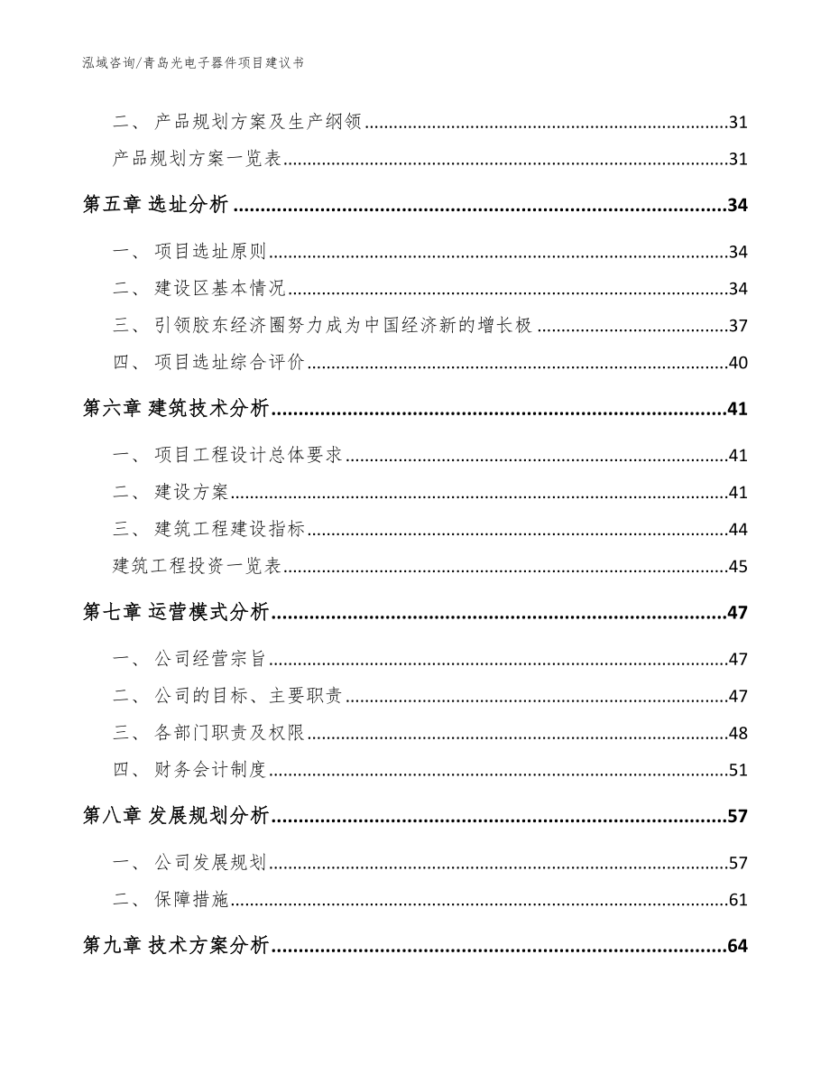 青岛光电子器件项目建议书_范文_第2页