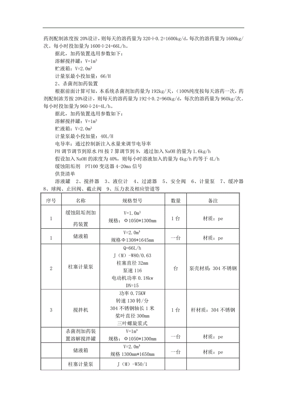 空调循环水加药装置特点及加药量计算_第4页