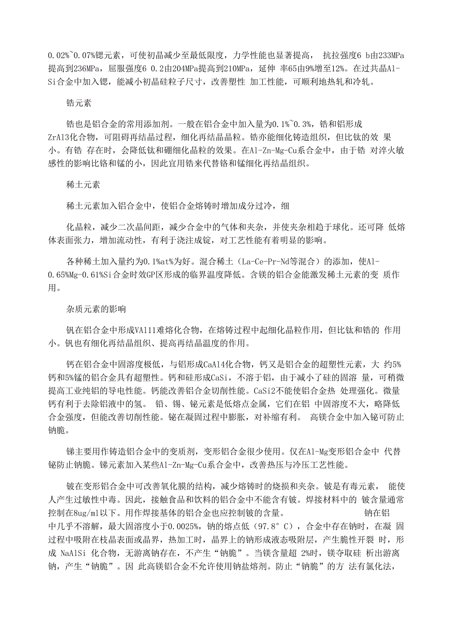 各元素对铝合金性能影响_第3页