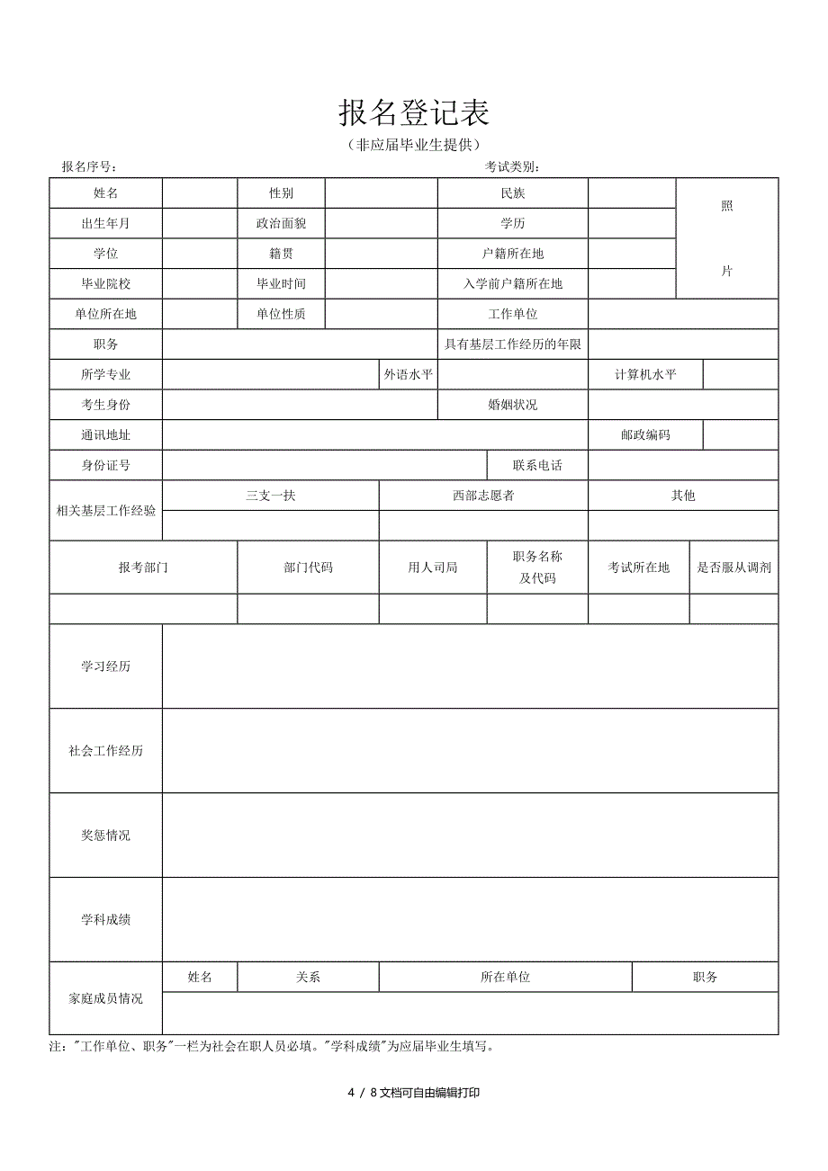 附件二面试提交材料样本_第4页