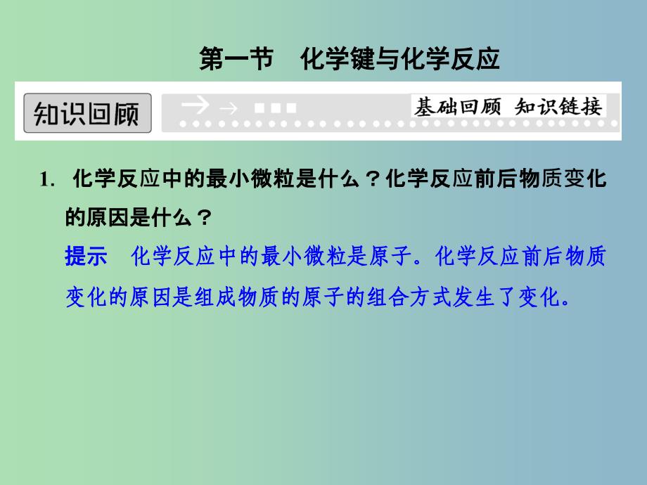 高中化学 2-1-1 化学键与化学反应中的物质变化课件 鲁科版必修2.ppt_第2页