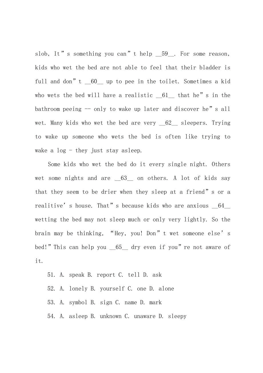 2022年职称英语卫生类C级完形填空精选练习题(4).docx_第2页