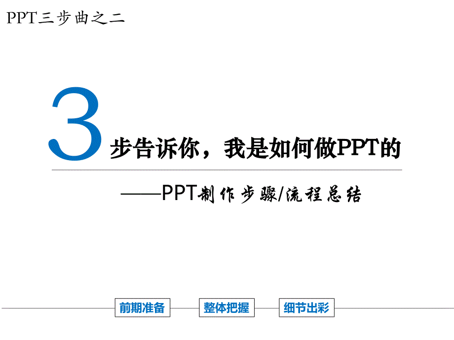 三步告诉你我是如何做的记制作步_第1页