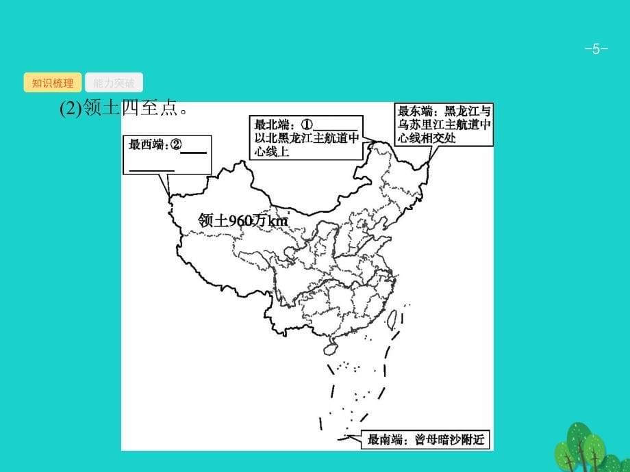 地理14.1 中国地理概况 湘教版_第5页