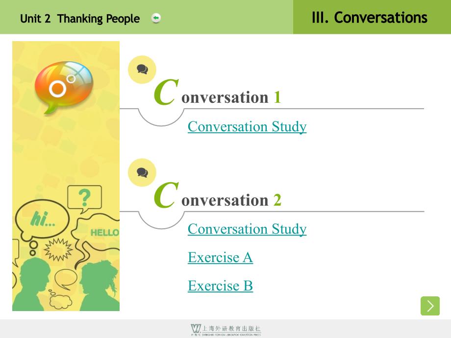 新世纪中职英语第二版第一册Unit2Conversations_第1页
