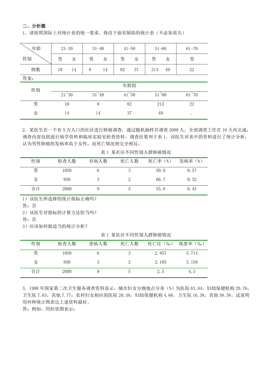 医学统计学题库_第3页