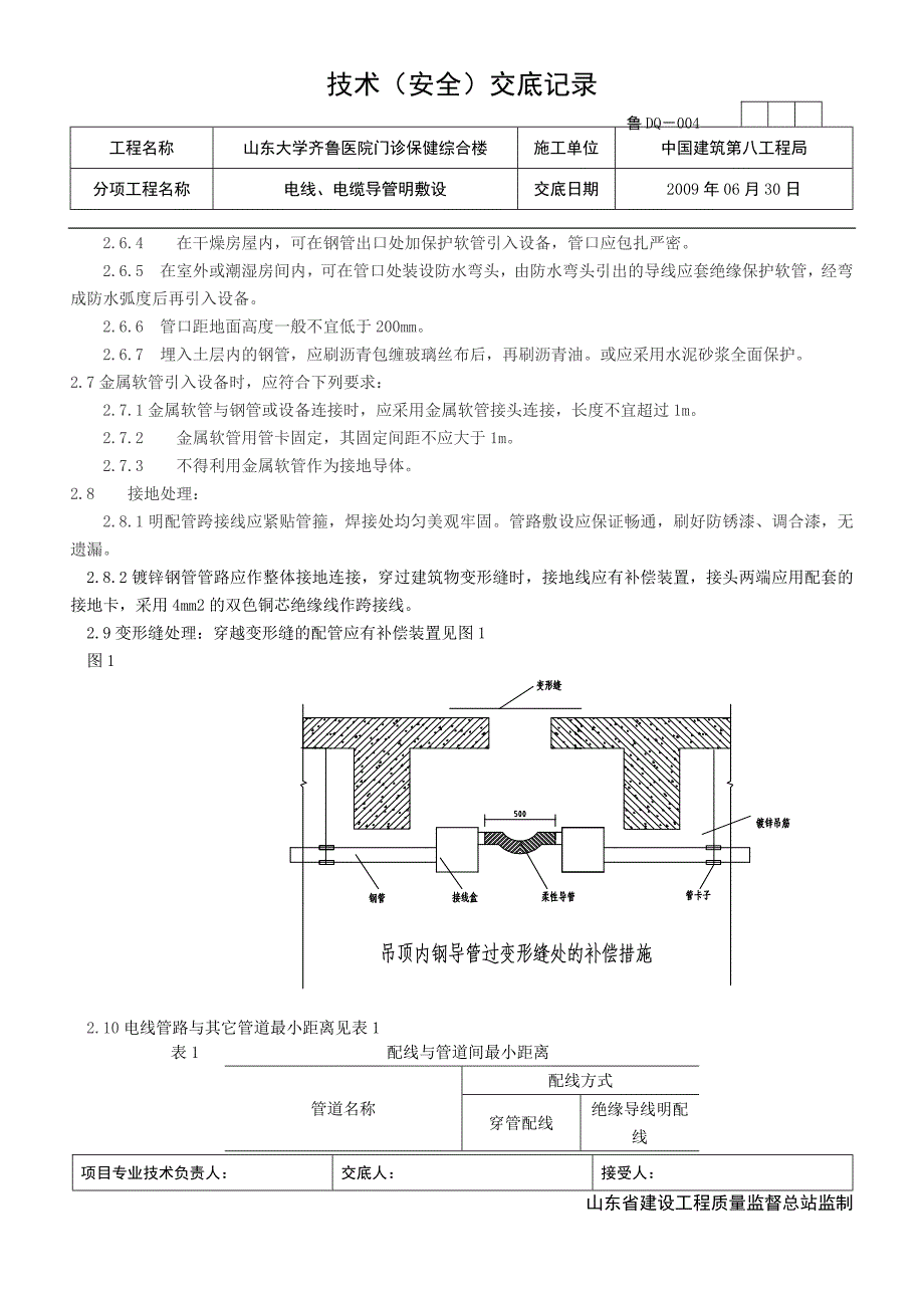 电气明配管技术交底_第3页